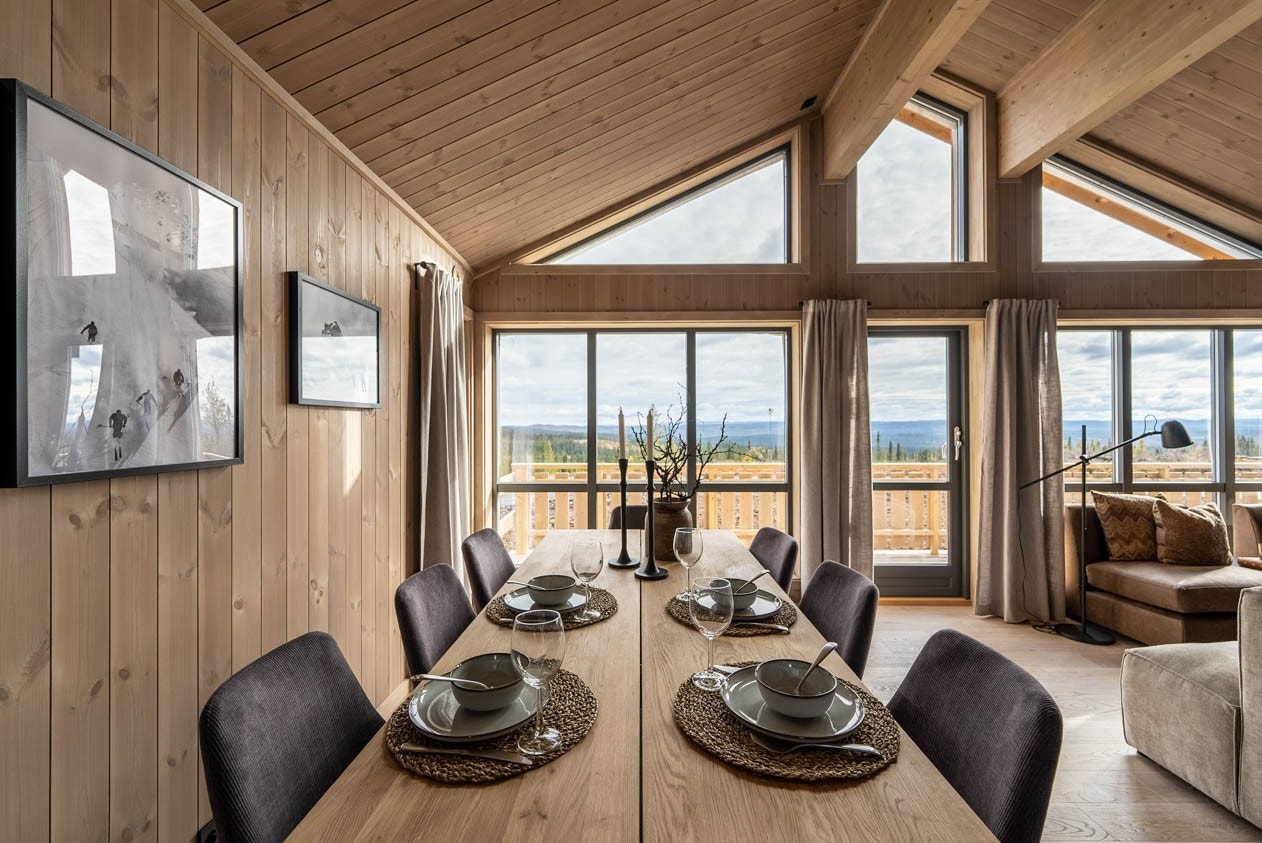 Interiørbilder fra en lik hytte. Farger og produkter kan avvike fra leveransen. Galleribilde