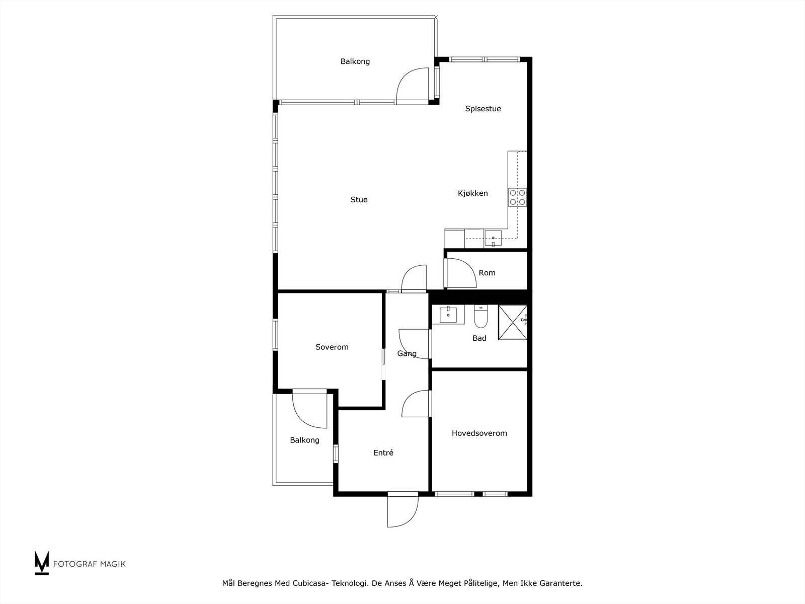 Plantegning Hellaveien 3 Galleribilde