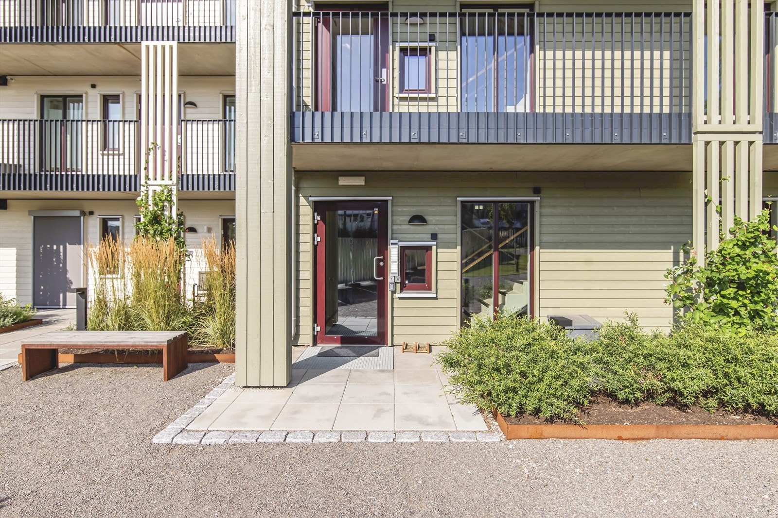 Felles inngangsparti Galleribilde