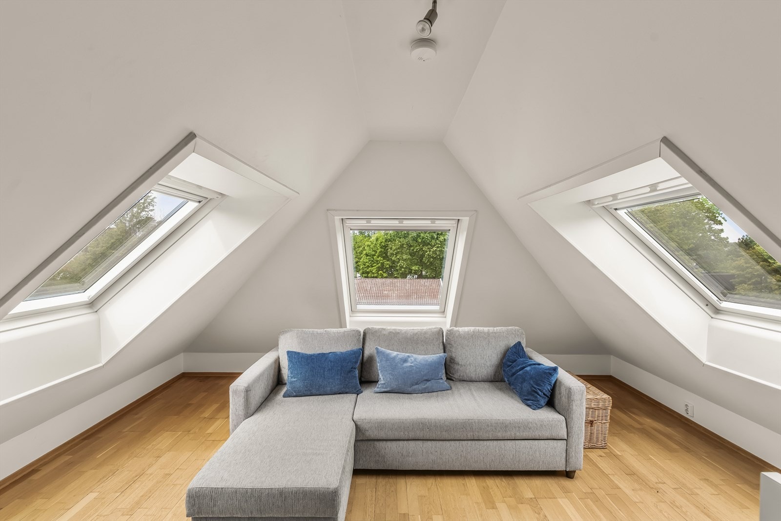 Generøse takvinduer gir godt med naturlig lysinnslipp. Galleribilde