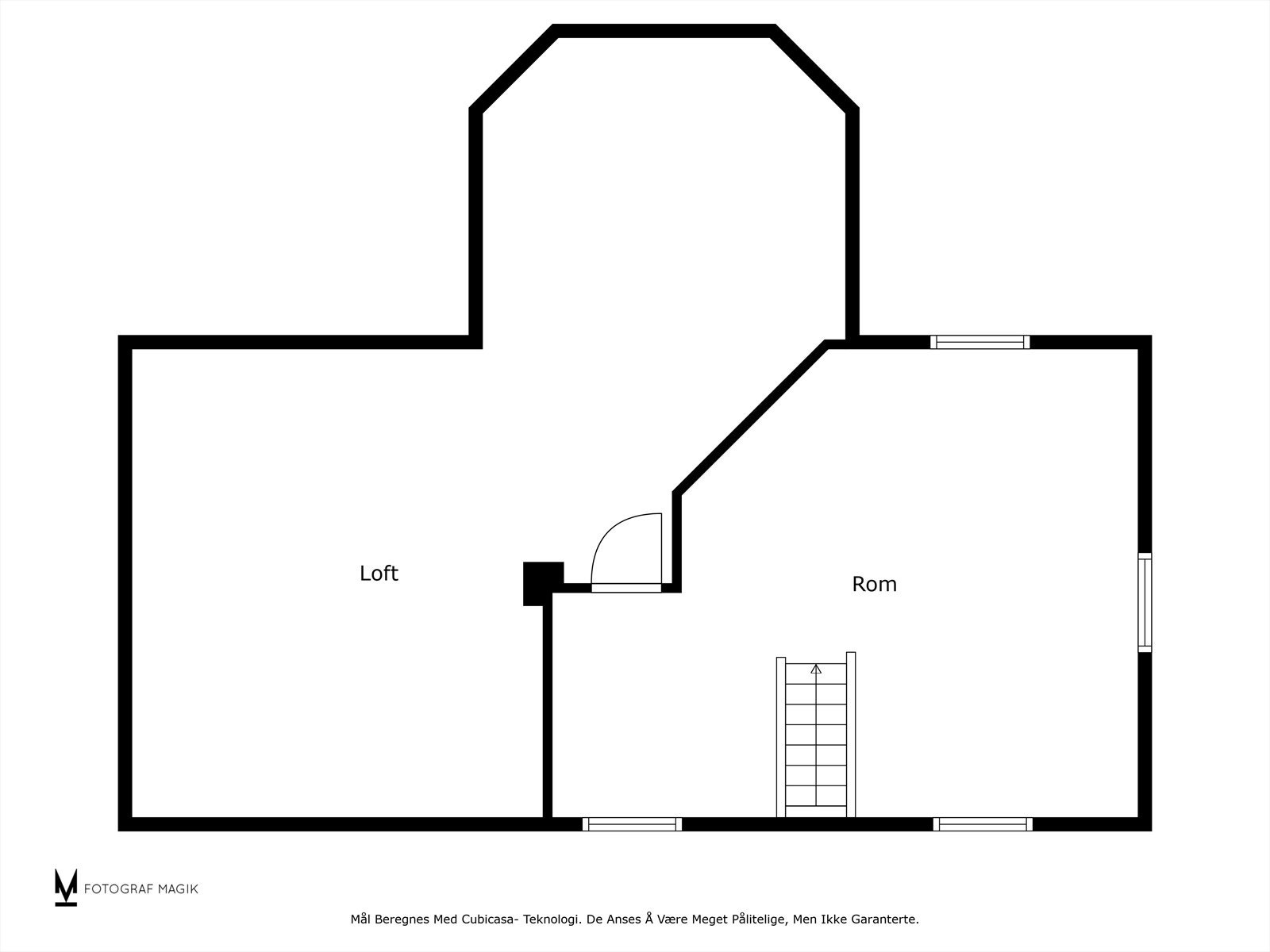 Plantegning - loft. Galleribilde