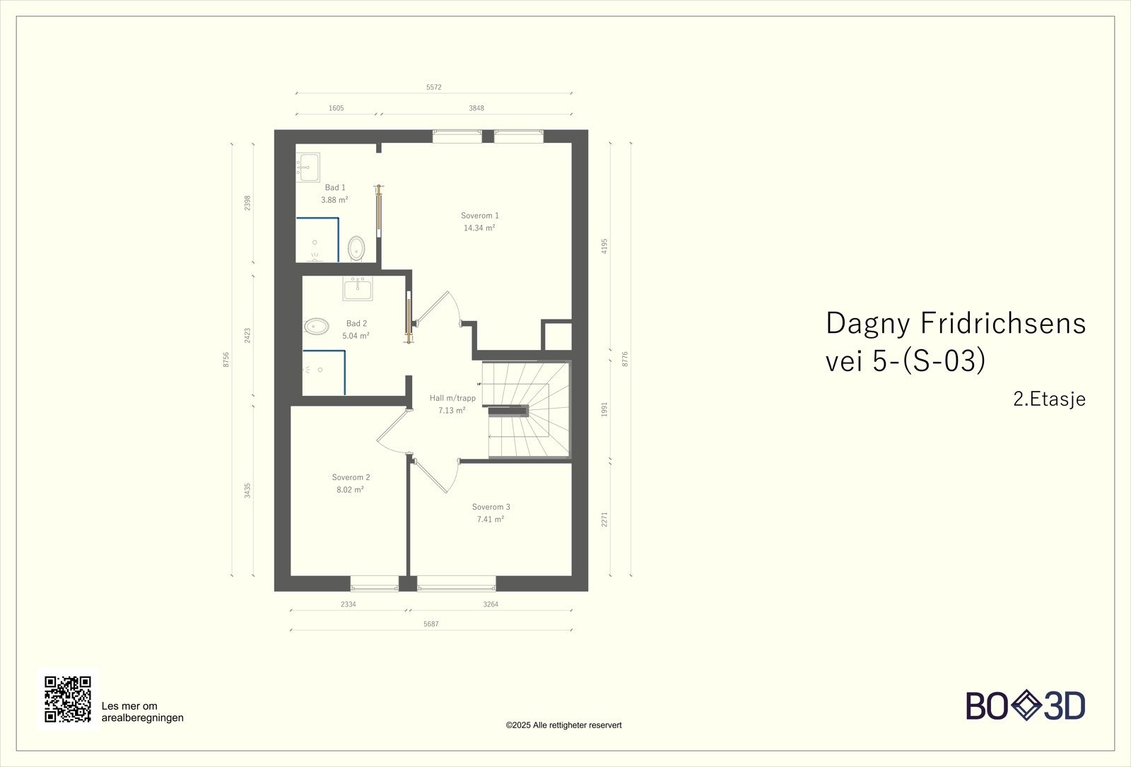 Plantegning - 2.etasje. Galleribilde