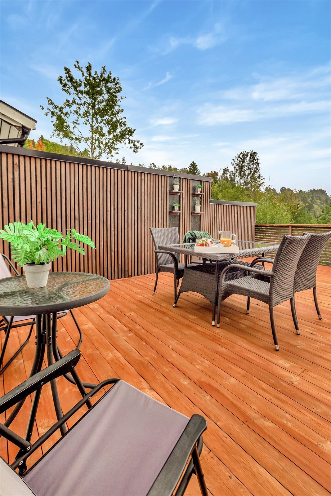 Her ute er det fine solforhold, samt flott utsikt. Galleribilde