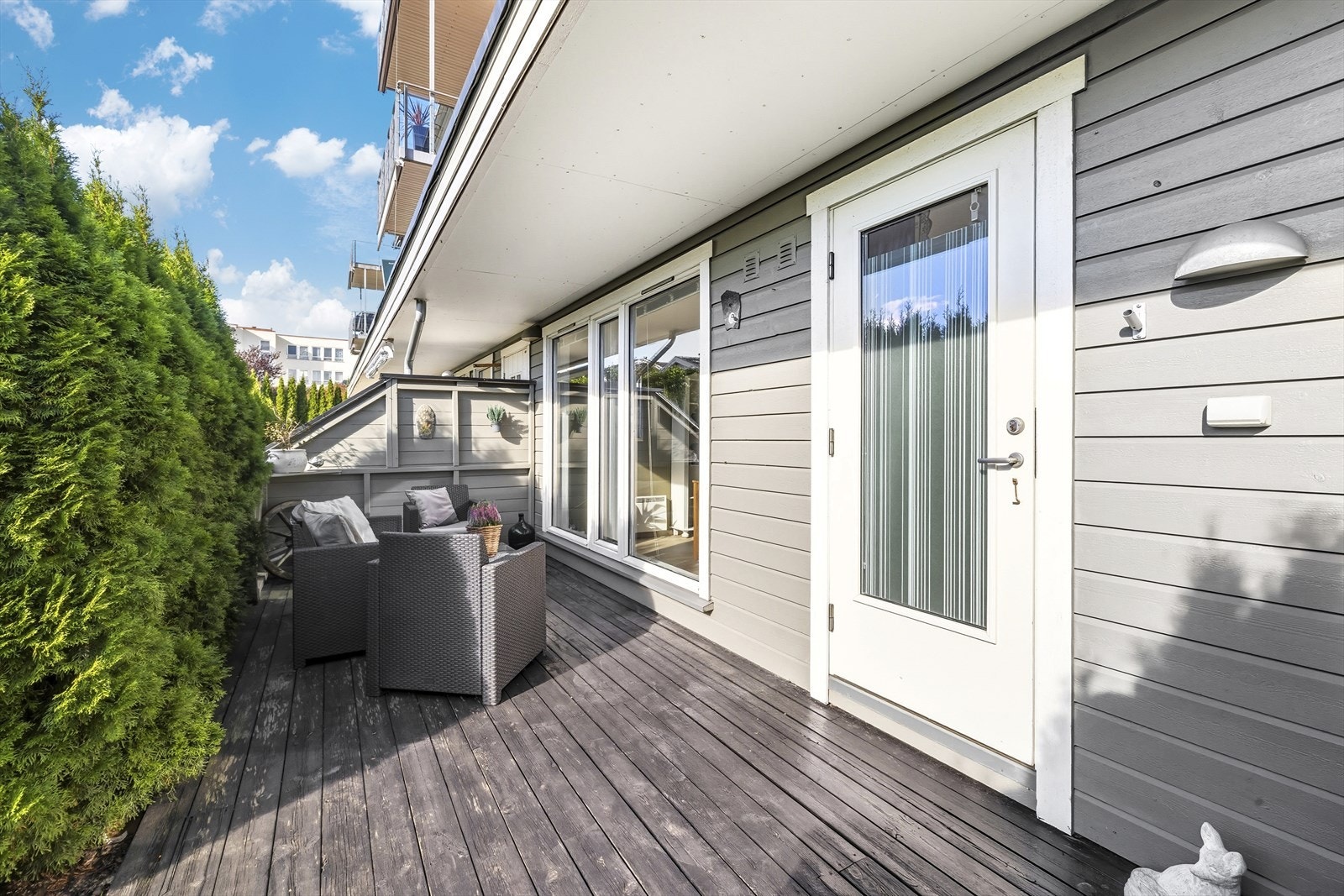 Levegger i begge ender skjermer også fint for innsyn. Galleribilde