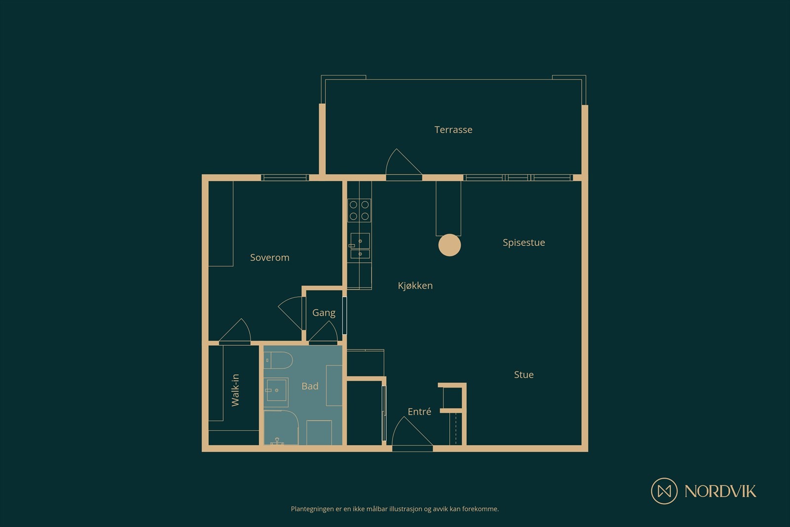 Plantegning. Galleribilde