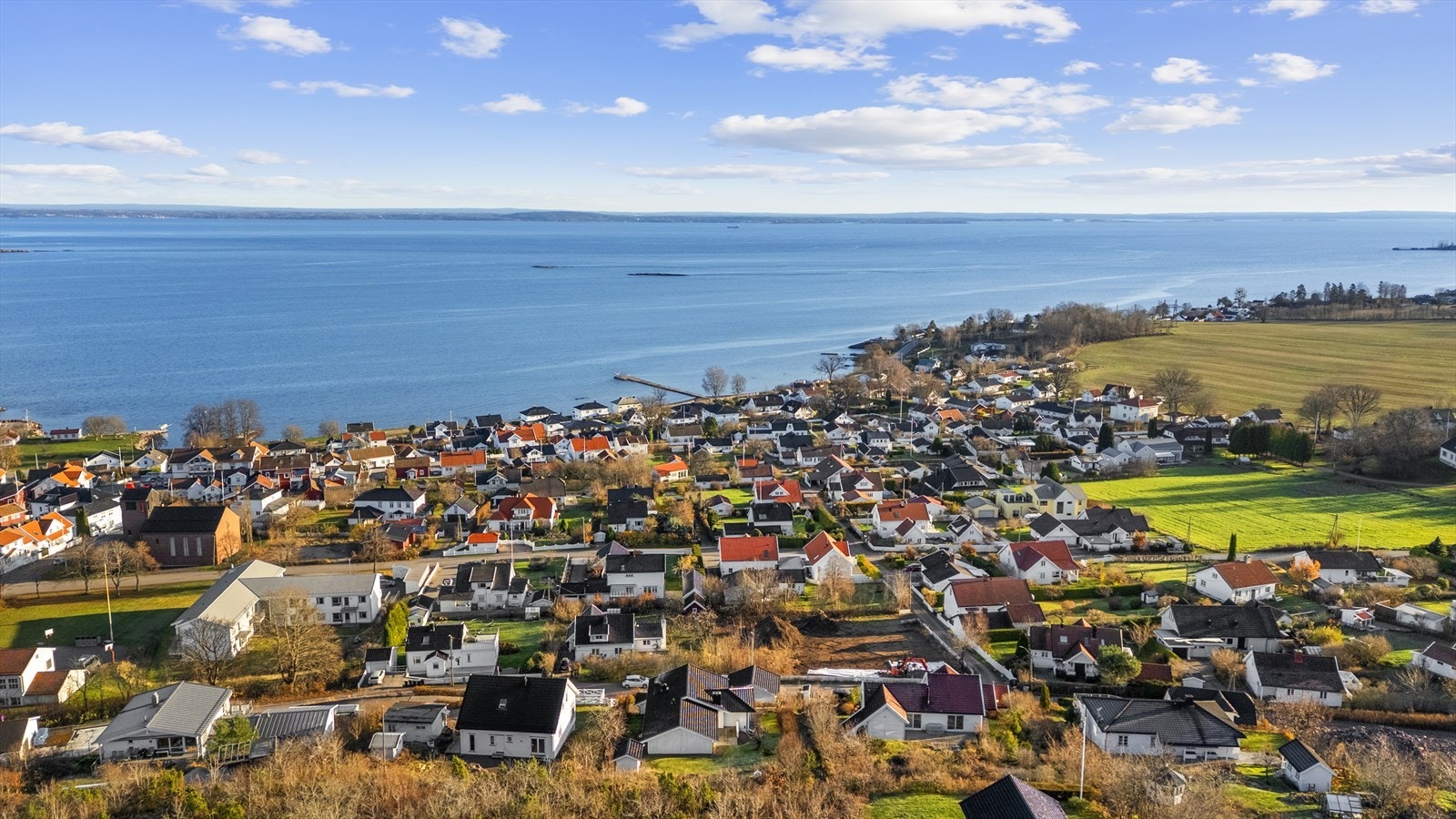 Her bor man høyt og fritt med panoramautsikt over Oslofjorden! Galleribilde