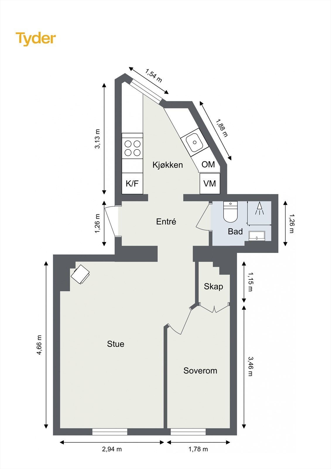 Plantegning. Galleribilde