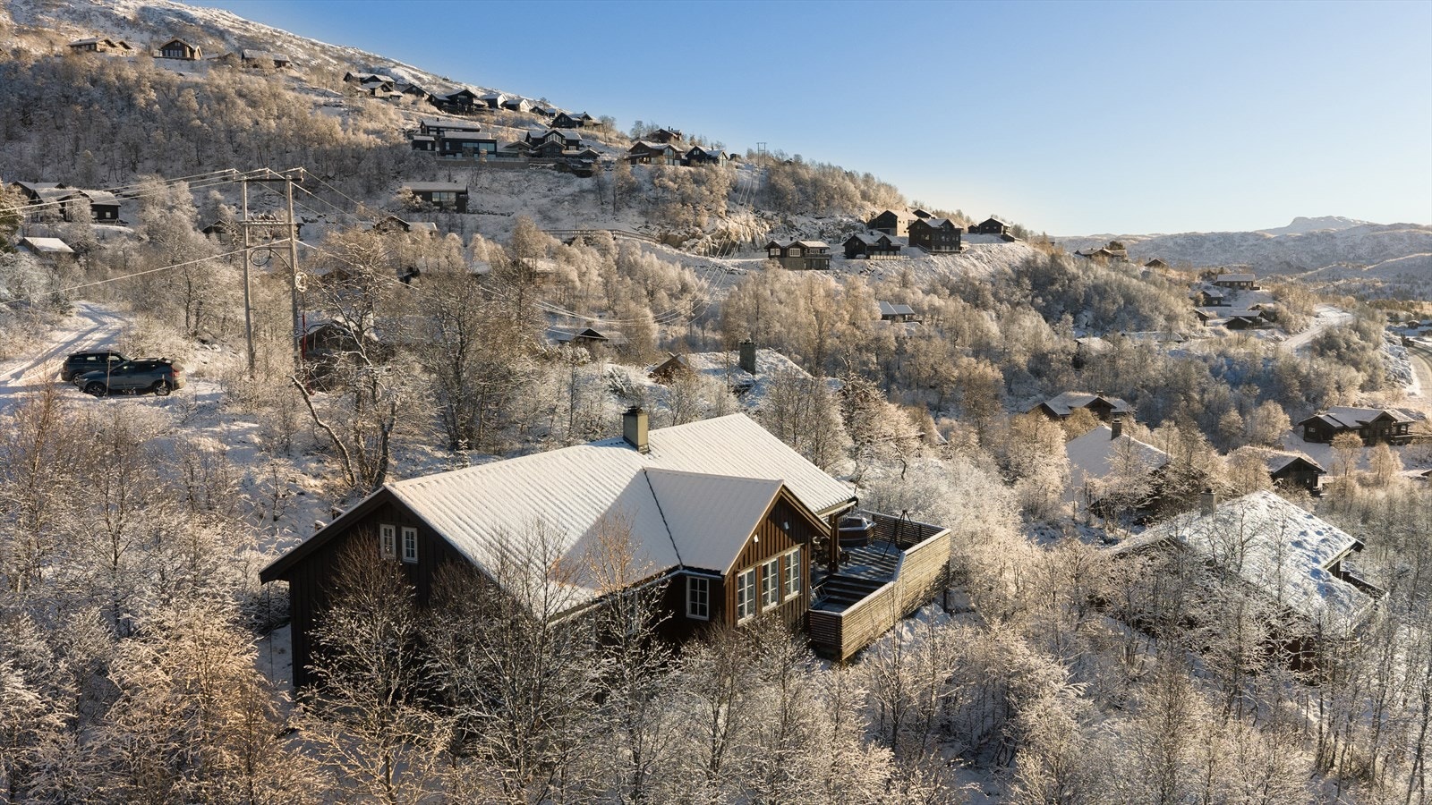 Gode parkeringsmuligheter på egen tomt Galleribilde