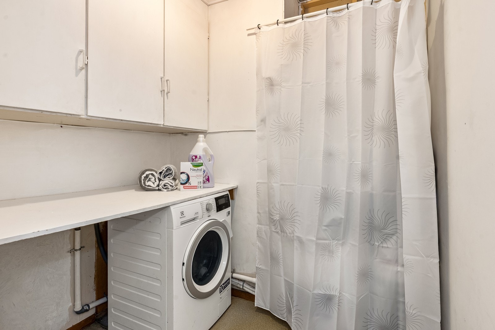 Bod/vaskerom. Det er ikke sluk i gulvet Galleribilde