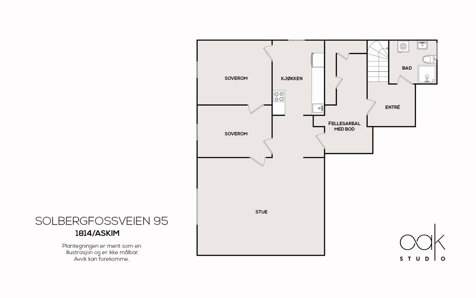 Plantegning Galleribilde