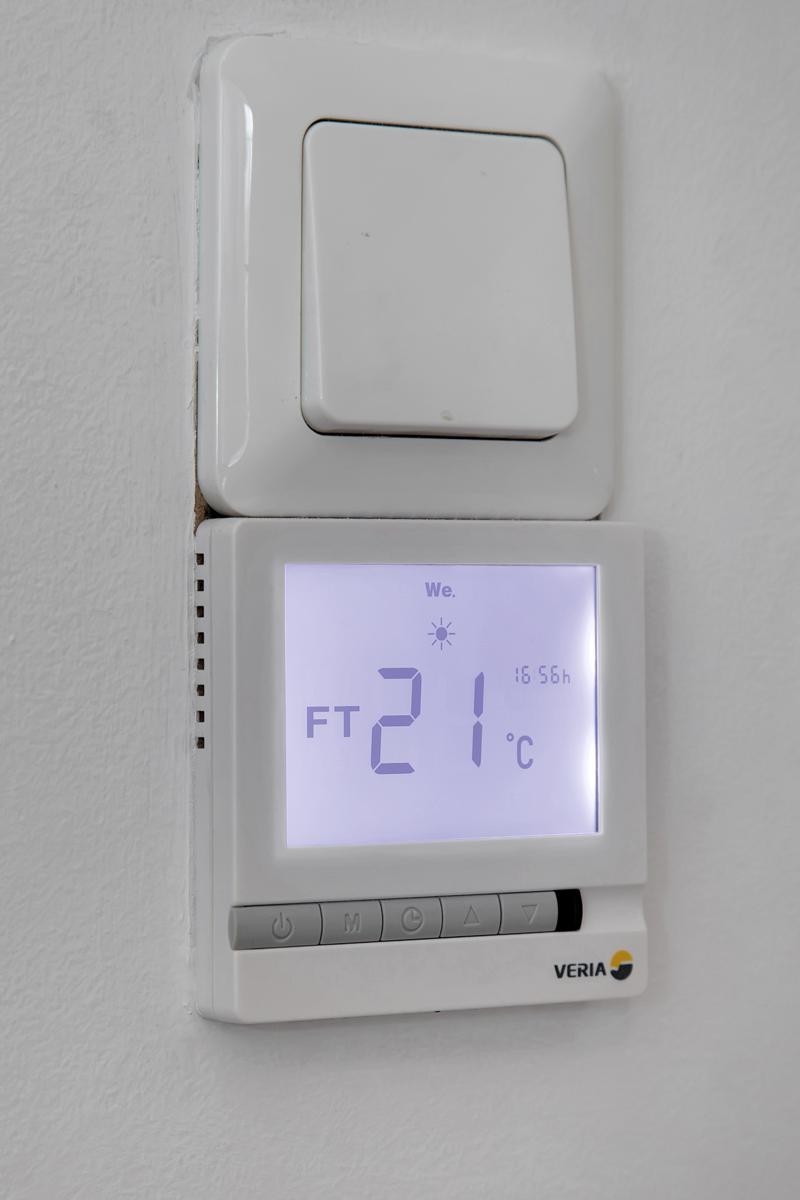 Varme i gulv på bad Galleribilde