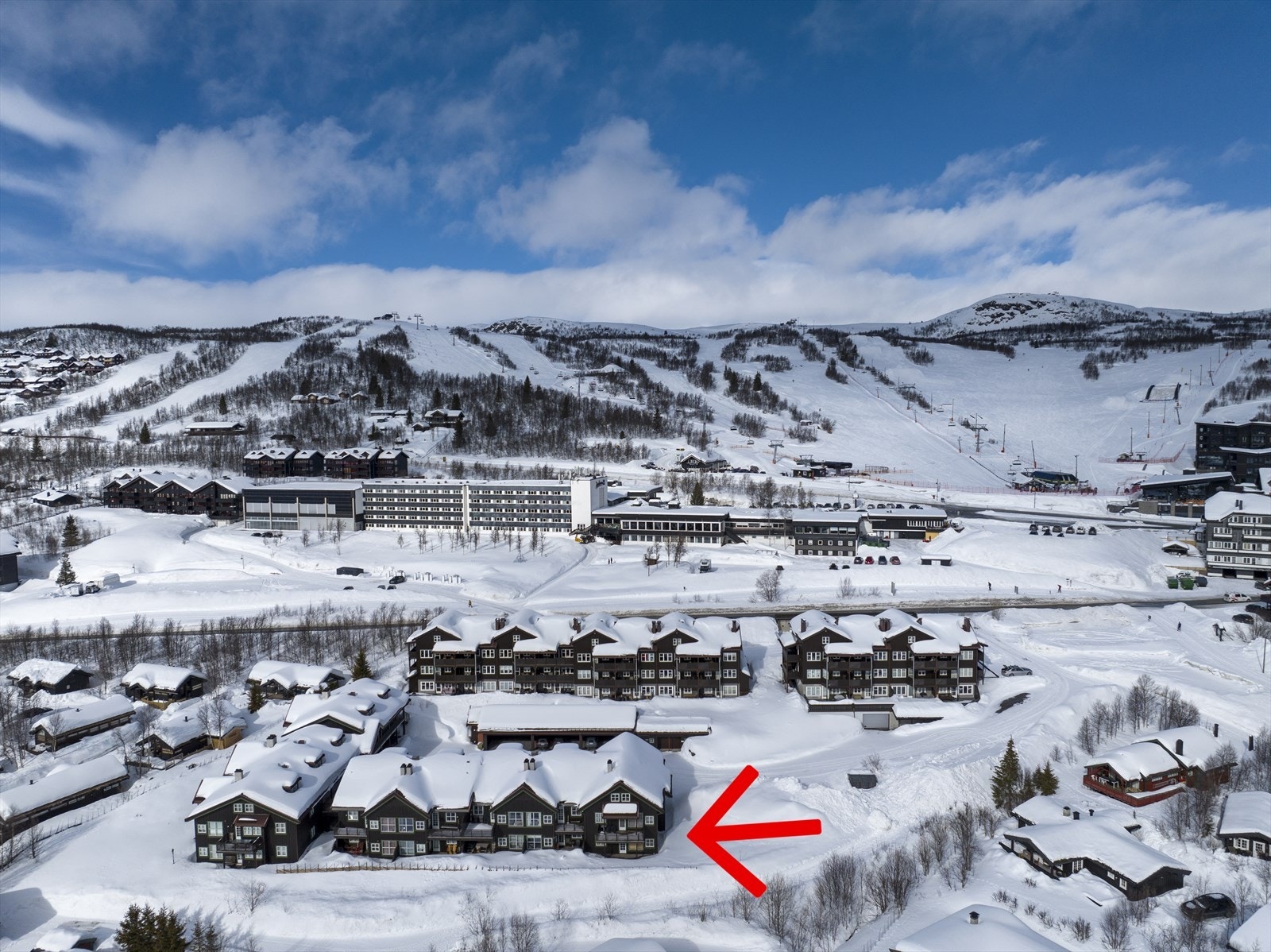 Her får man virkelig god oversikt over hvor sentralt leiligheten i Beitobrinken 3a ligger. Galleribilde