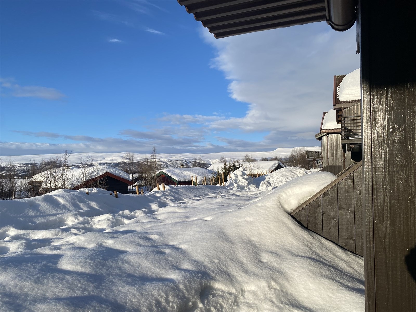 Utsikten vestover er meget fin. Galleribilde
