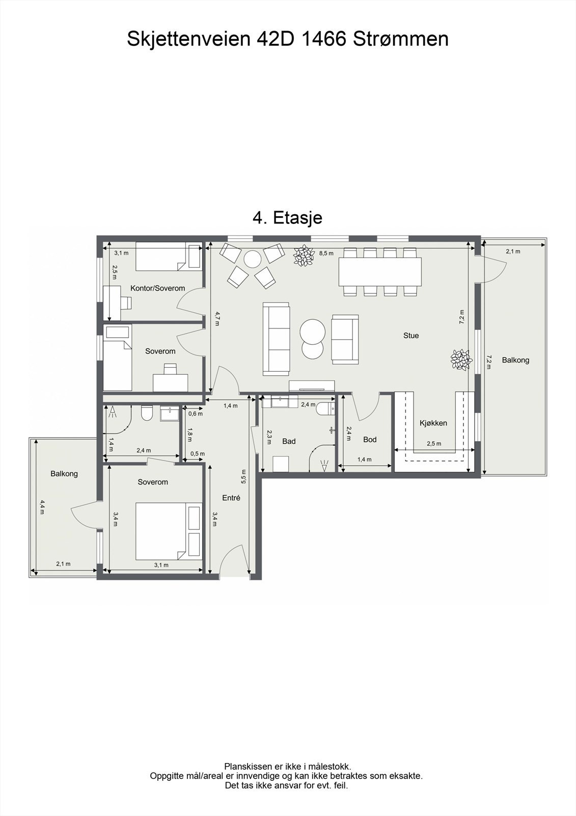 Plantegning. Galleribilde