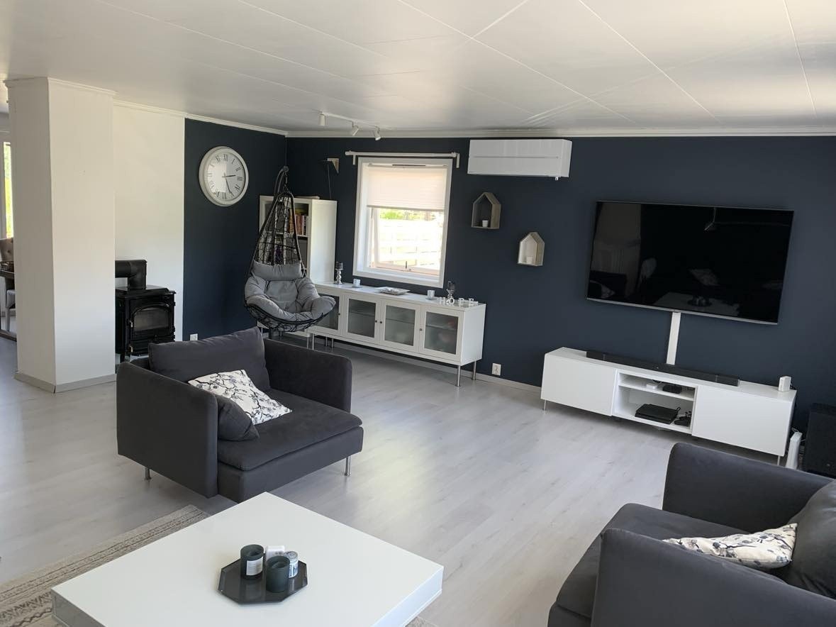 Stue med varmepumpe/ac Galleribilde