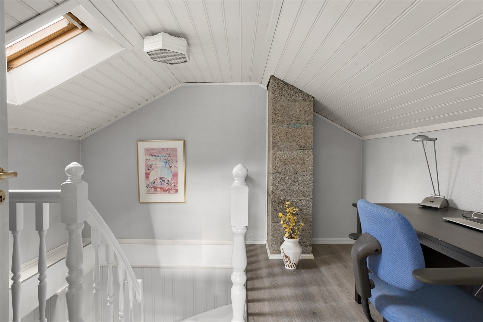 I loftetasjen har man en gang hvor det er plass til møblement. Galleribilde