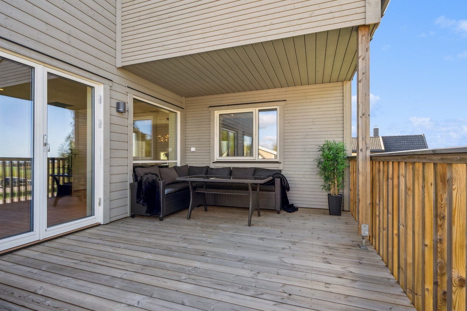 Hyggelig uteområde Galleribilde