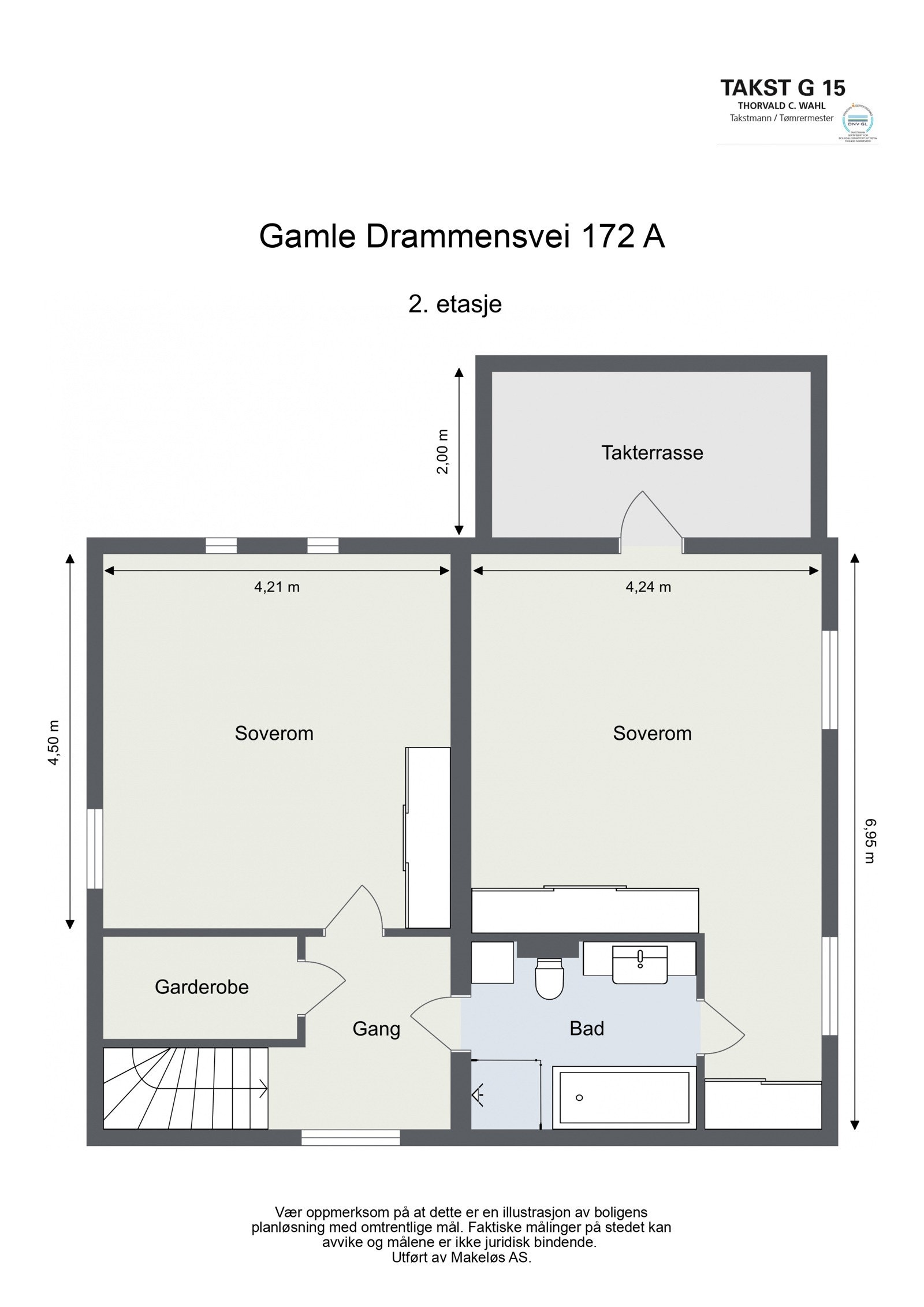 Plantegning - 2. etasje. Galleribilde