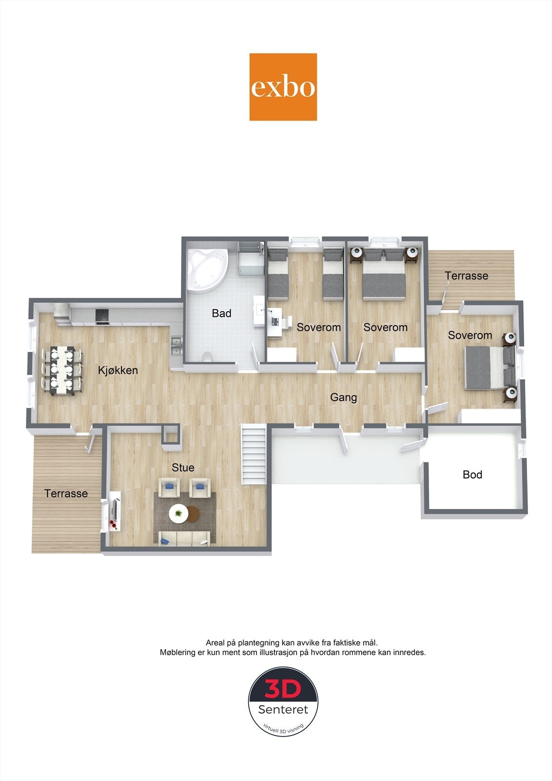 Plan 1.etasje Galleribilde