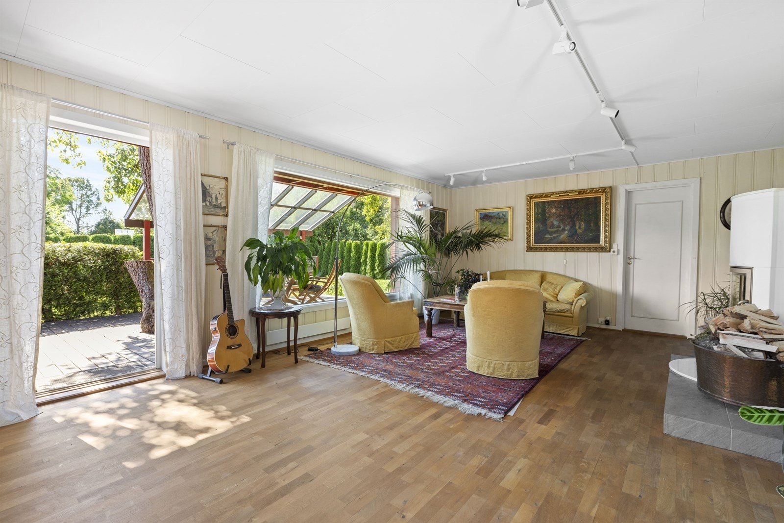 Direkte adkomst fra stue til utearealene Galleribilde