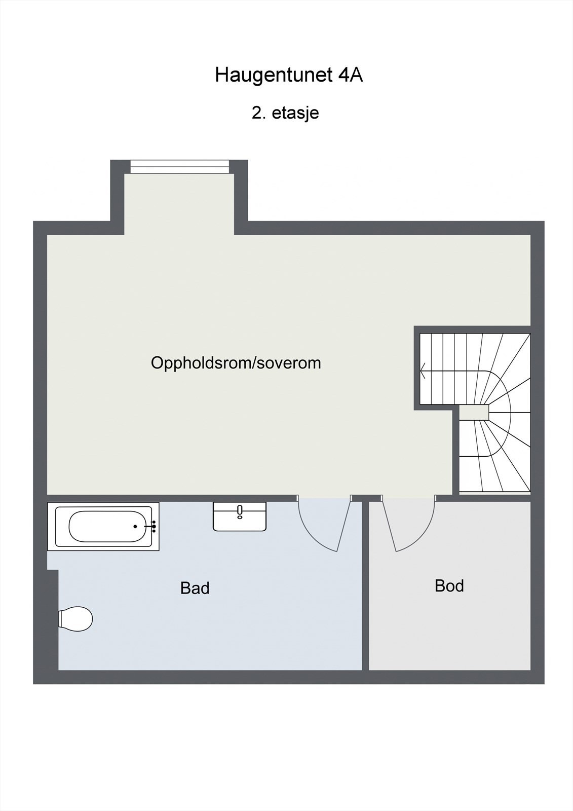Plan 2. etasje Galleribilde