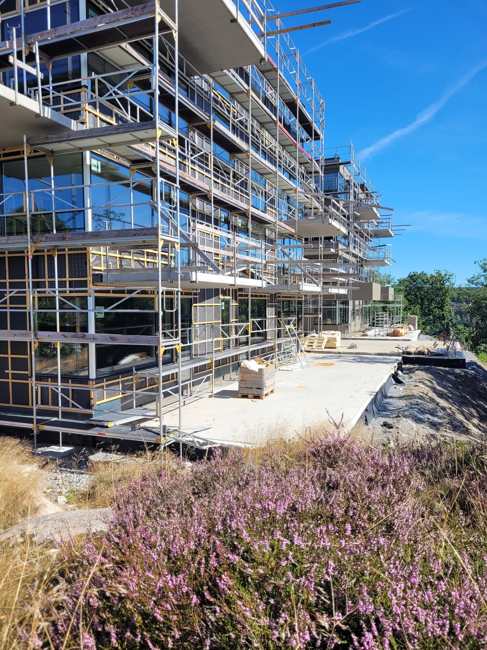 Fra verandasiden med sjøgløtt Galleribilde