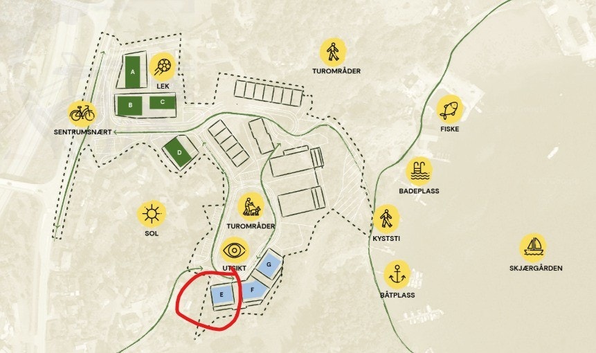 Nybygg området i Skjeviga syd Galleribilde