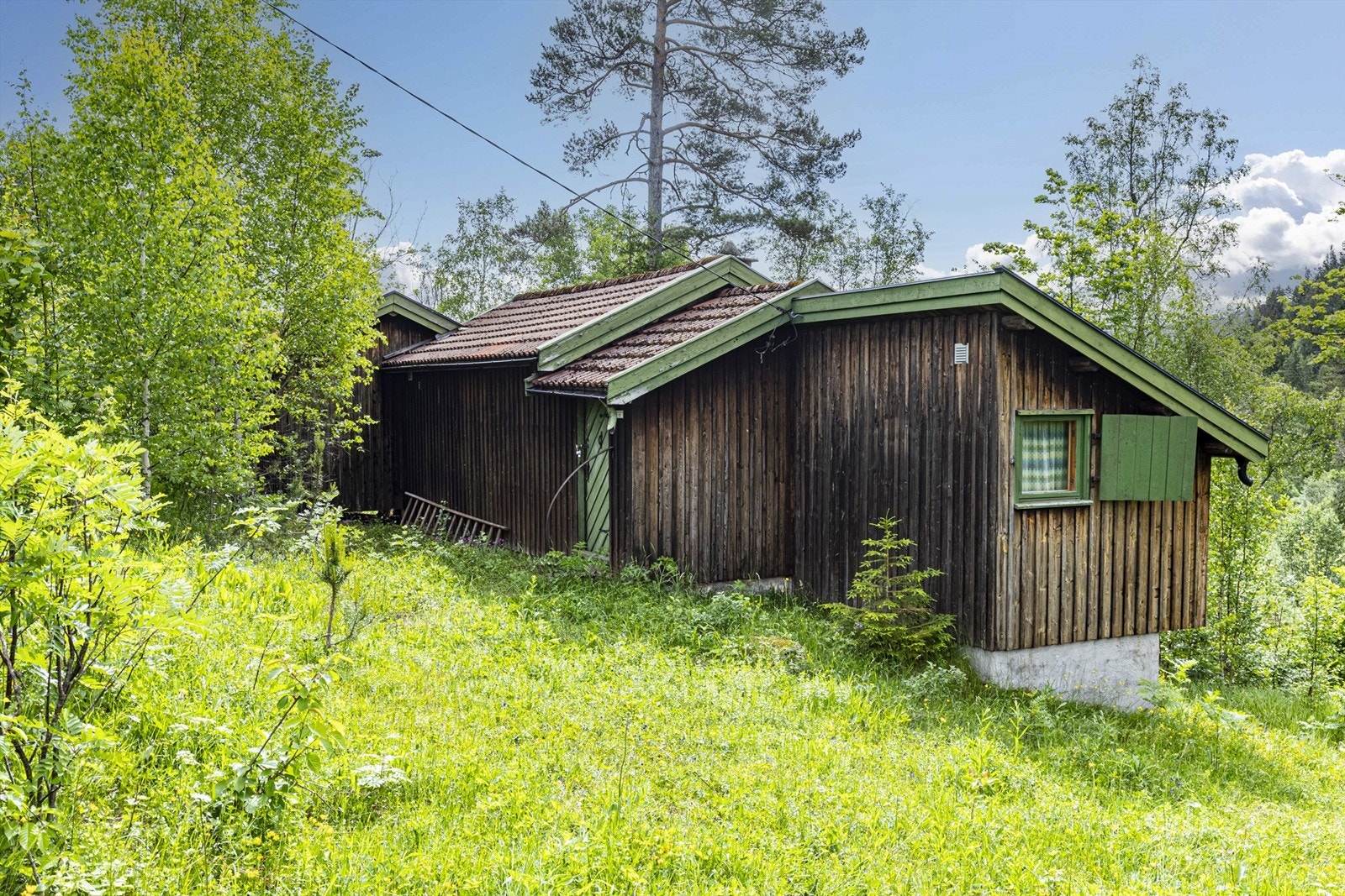 Det er tinglyst vannrett og veirett til eiendommen Galleribilde