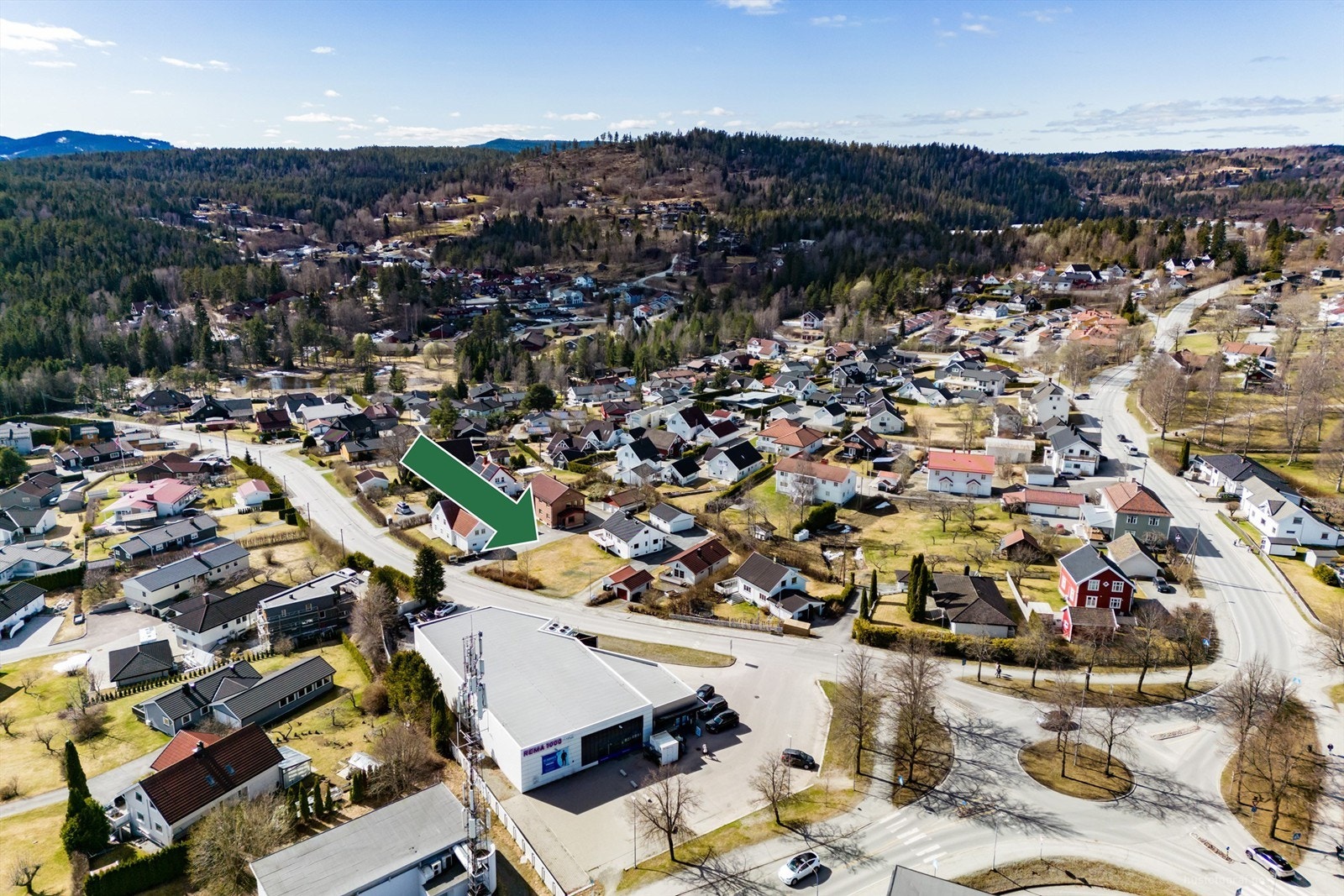 I dag er Konnerud en moderne forstad og et attraktivt boligområde Galleribilde