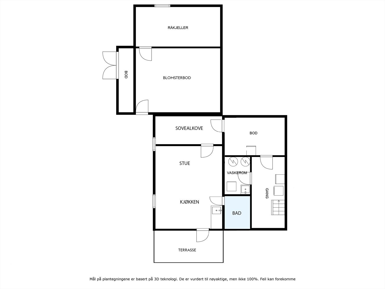 Underetasje. Galleribilde