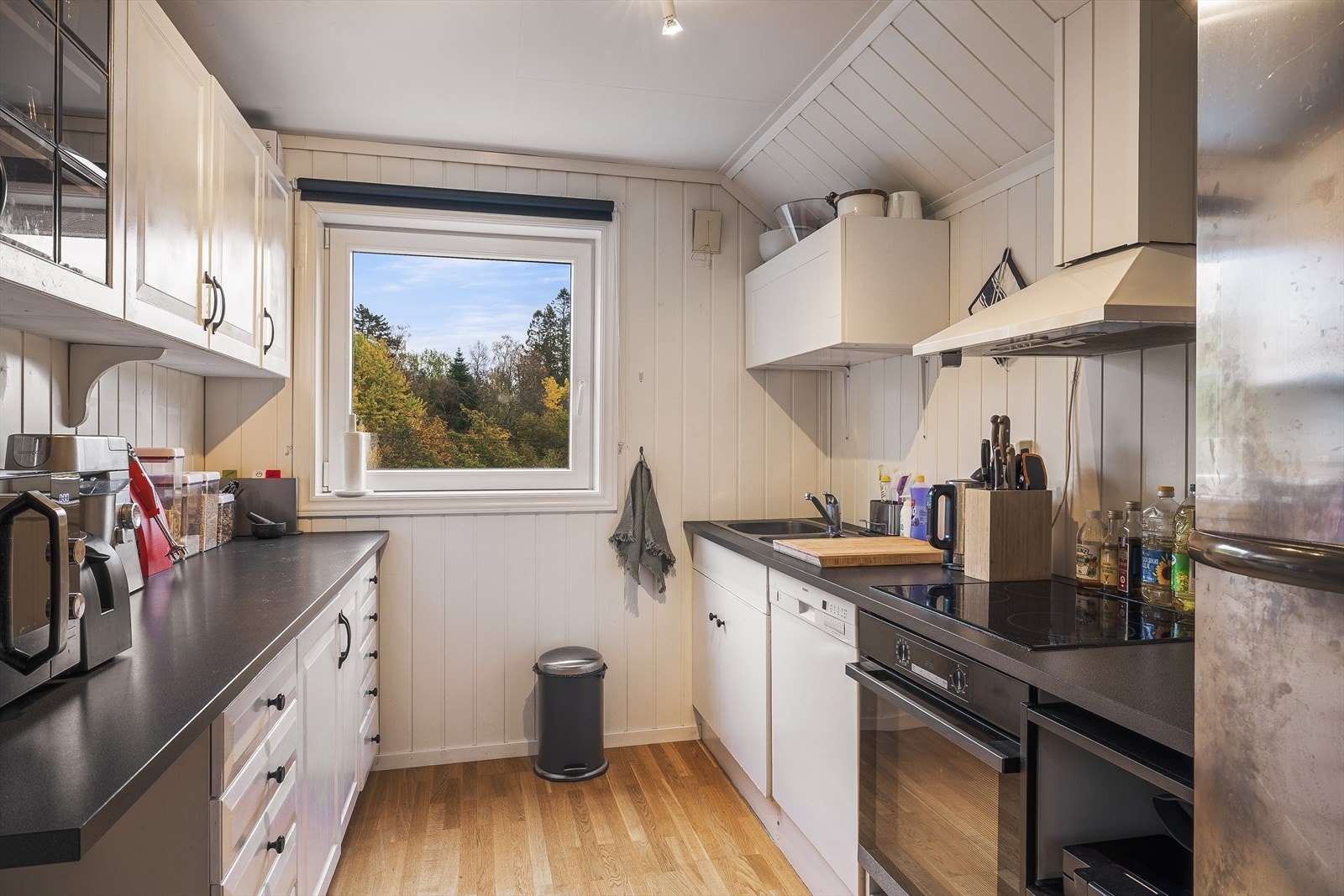 Hvitevarer medfølger handelen. Galleribilde