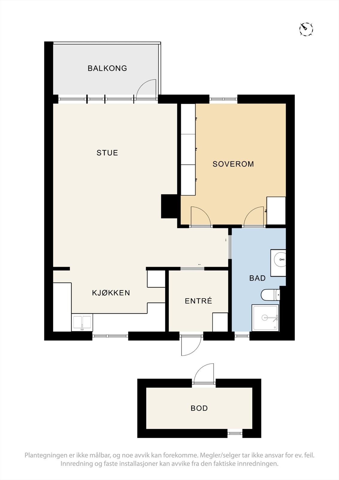 Plantegning Galleribilde