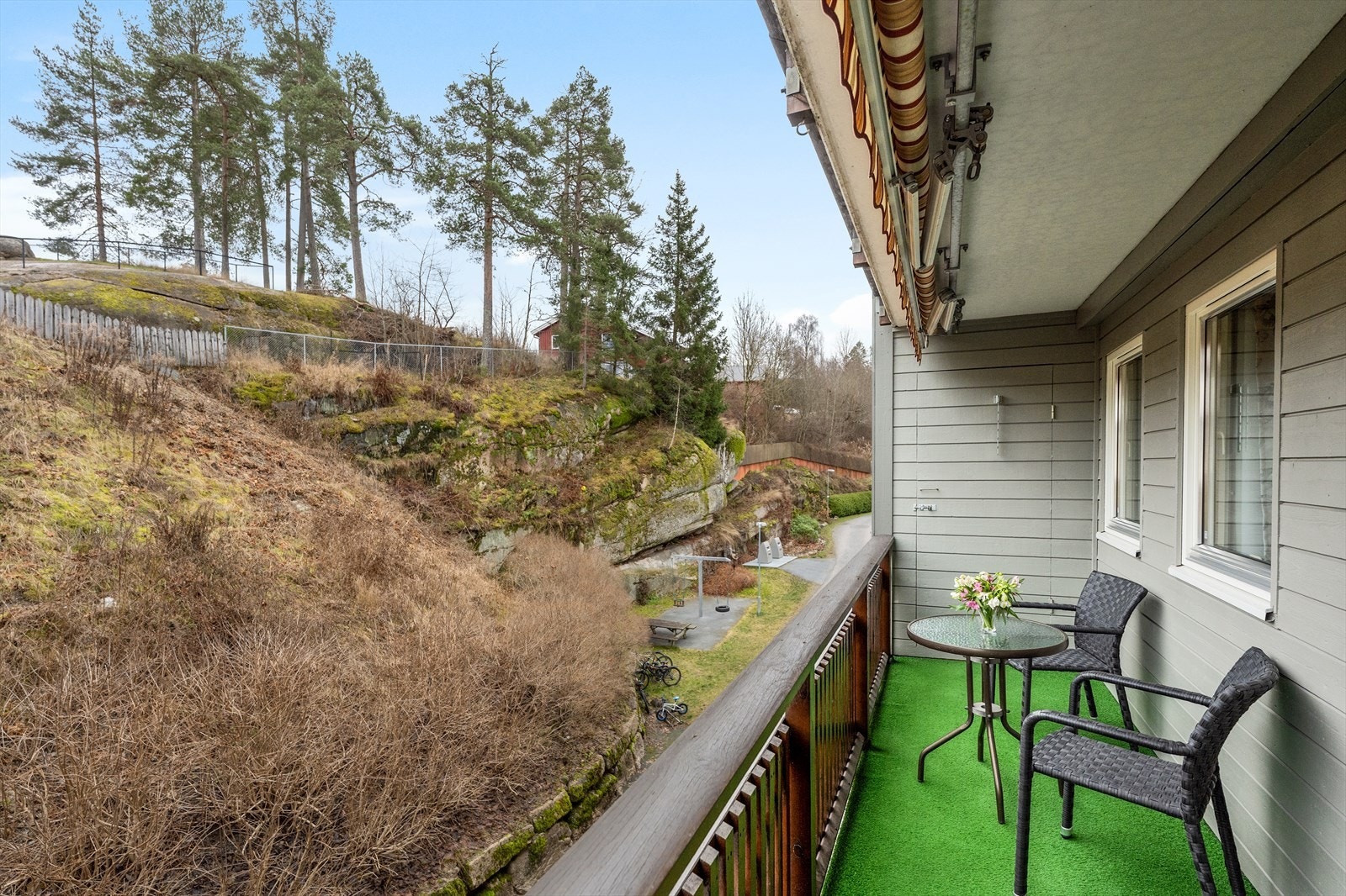 Balkong fra kjøkkenet Galleribilde