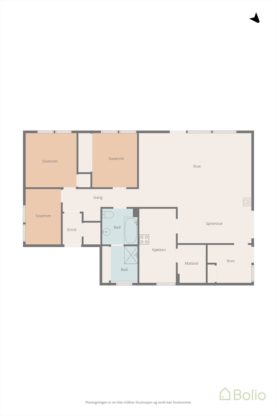 Plantegning Galleribilde