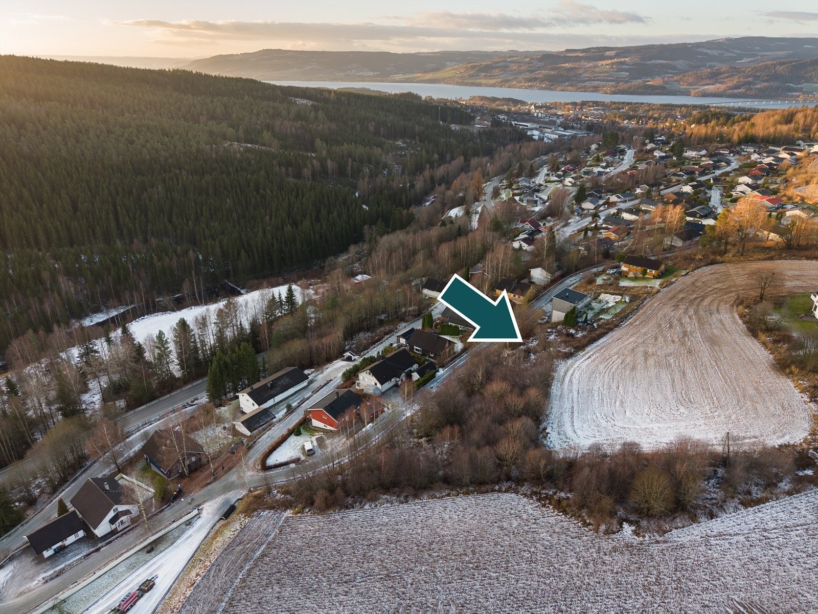 Aspelienga 25 - Boligtomt i populært og veletablert boligområde på oversiden av Moelv. Galleribilde