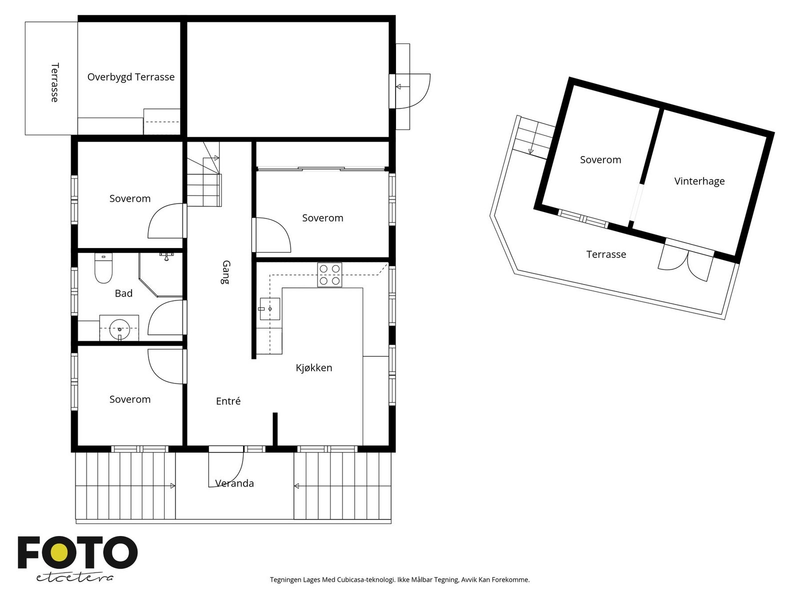 Velkommen inn i boligens 1. etasje! Galleribilde