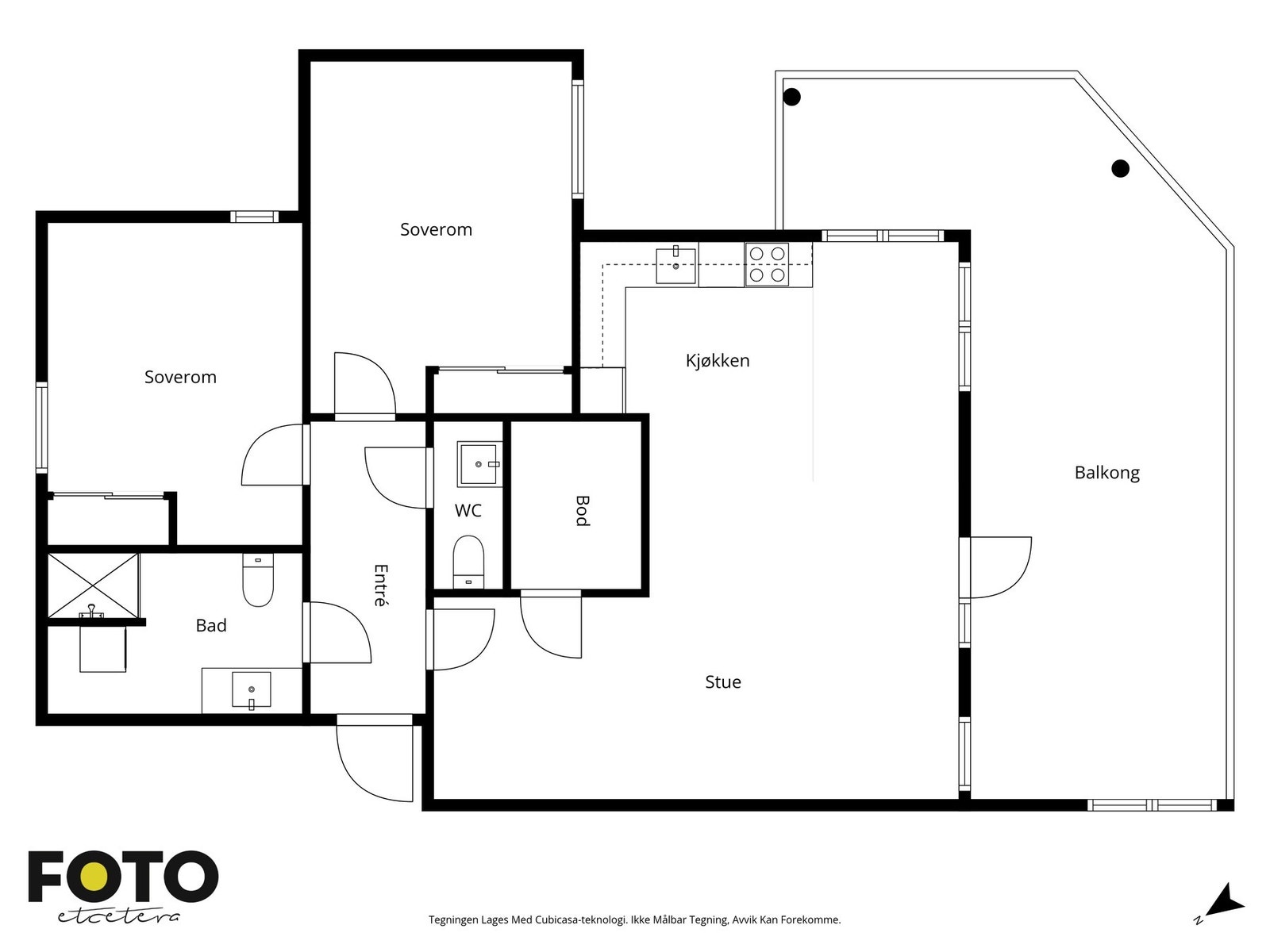 Plantegning Galleribilde