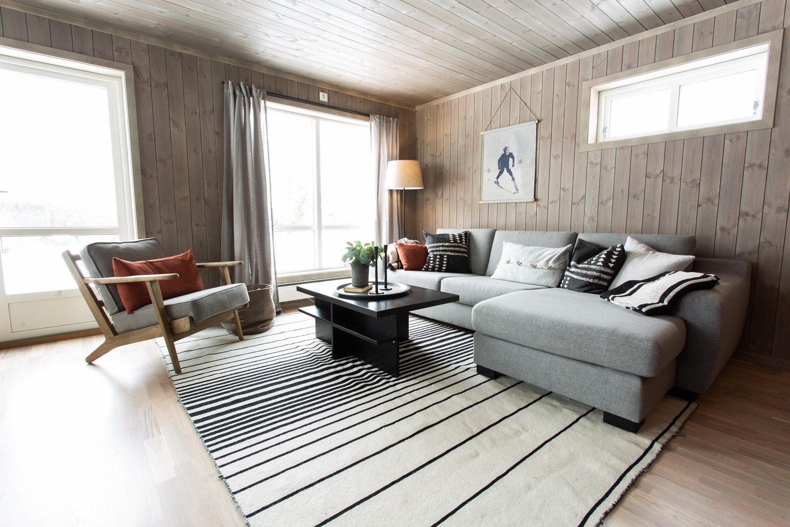 Romslig stue Galleribilde