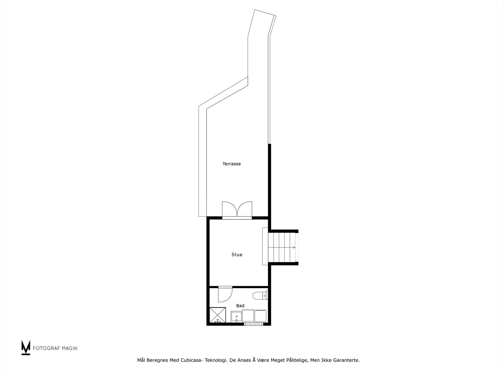 Plantegning - halvplan. Galleribilde