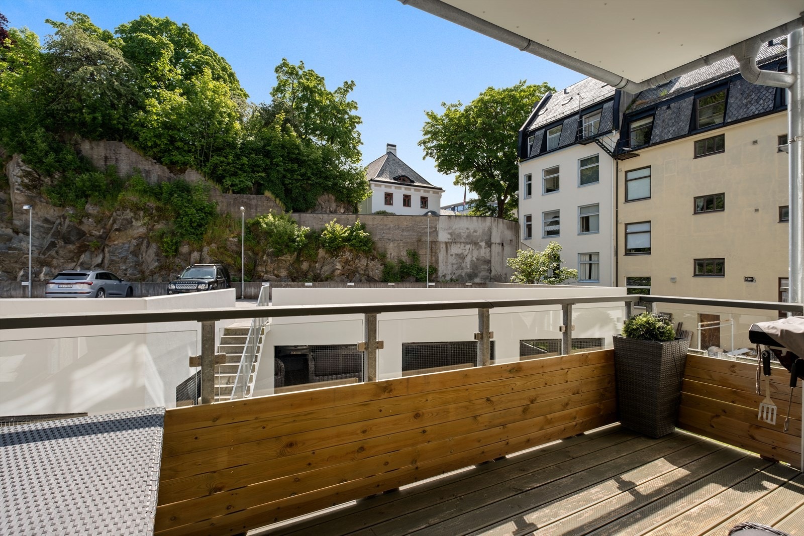 Veranda med utgang fra stua Galleribilde