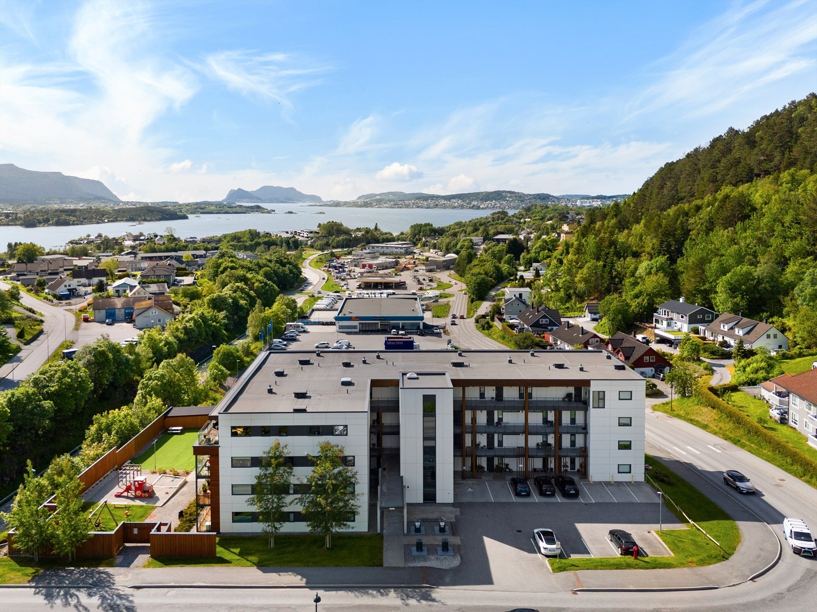 Dronebilde Galleribilde