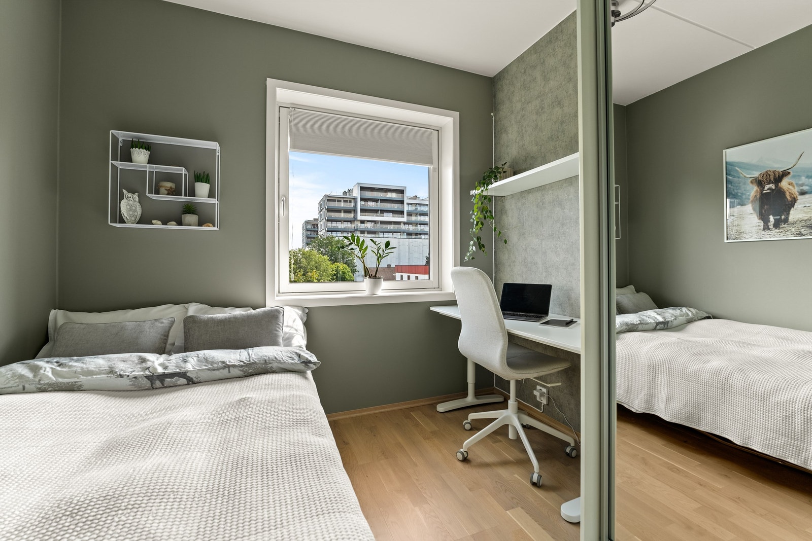 Soverommene innredes enkelt etter behov og ønsker. Galleribilde