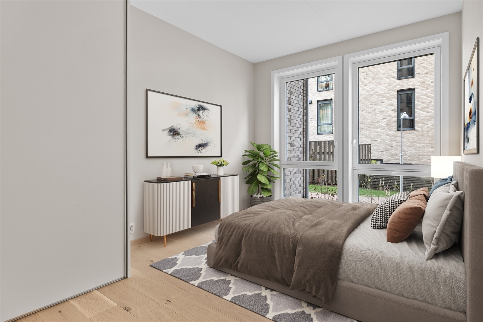 Boligen har 2 soverom (Digital styling) Galleribilde