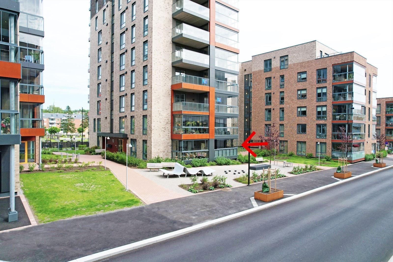 Boligen har en meget fin og tilbaketrukket beliggenhet. Galleribilde