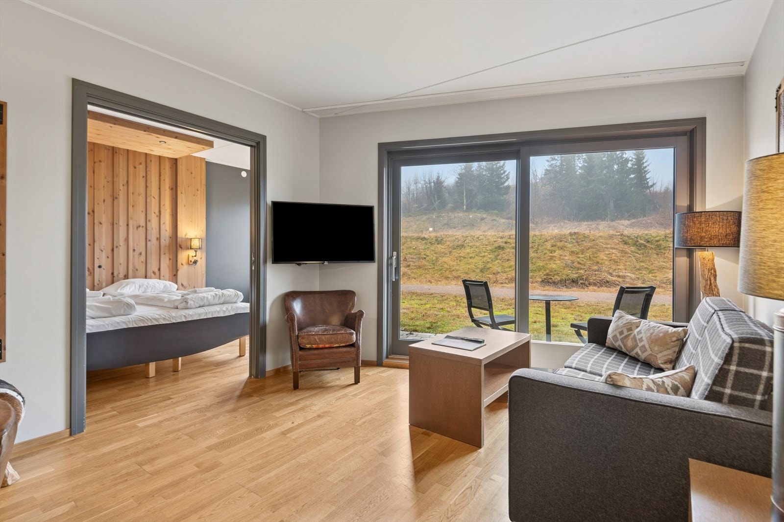 Lys og behagelig stue, perfekt etter en dag i bakken. Utgang til overbygget terrasse. Galleribilde