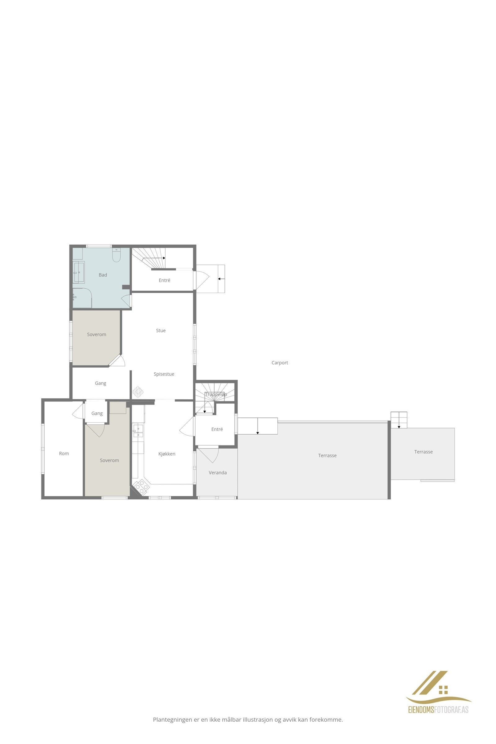 Plantegning Galleribilde