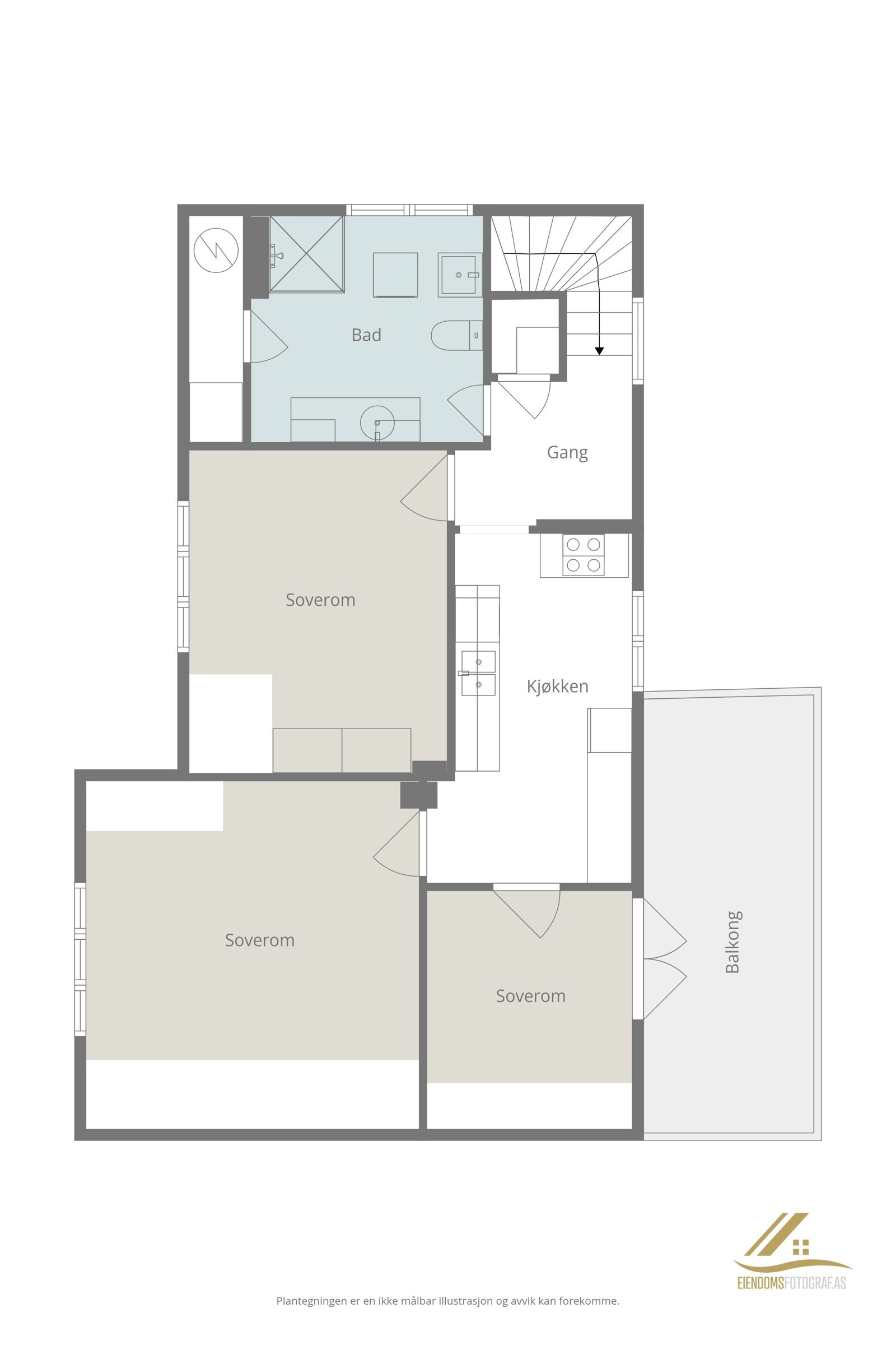 Plantegning Galleribilde