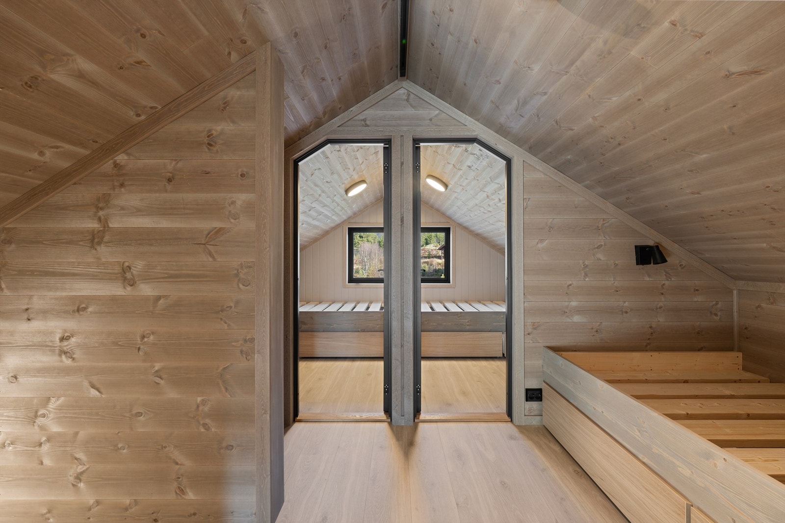 To soverom i 2. etg. (Bilde fra tilsvarende hytte). Galleribilde