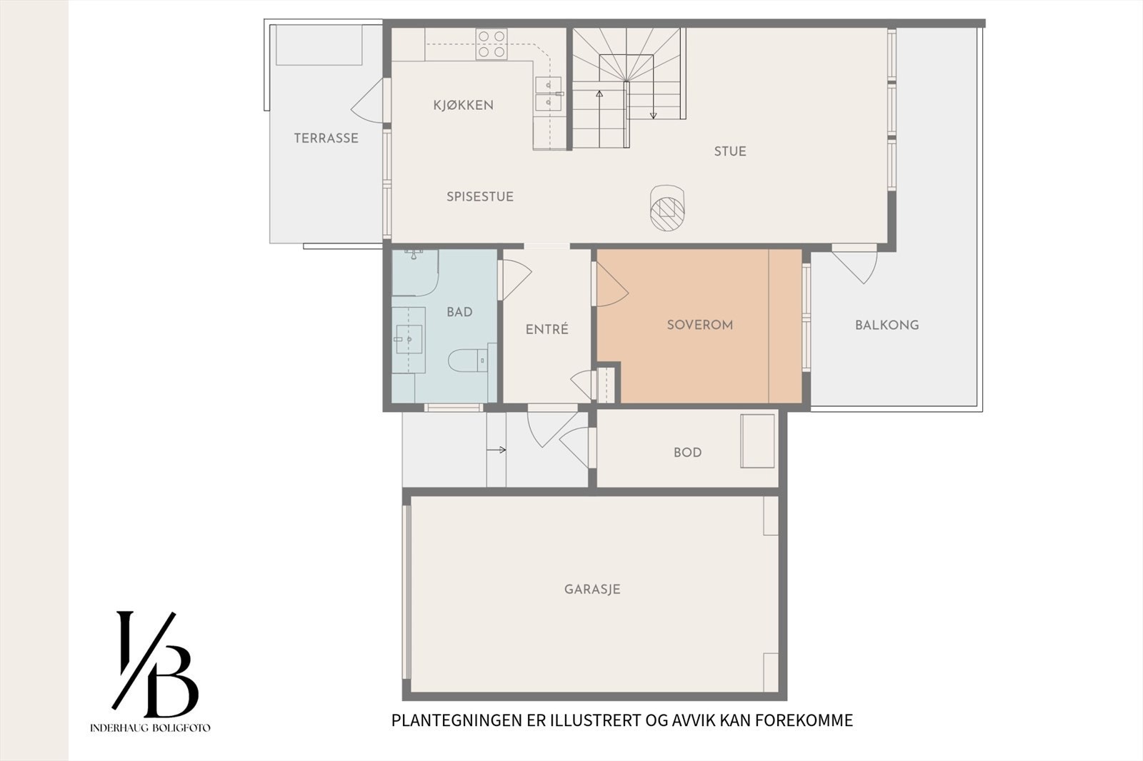 - Plantegning 1. etasje - Galleribilde