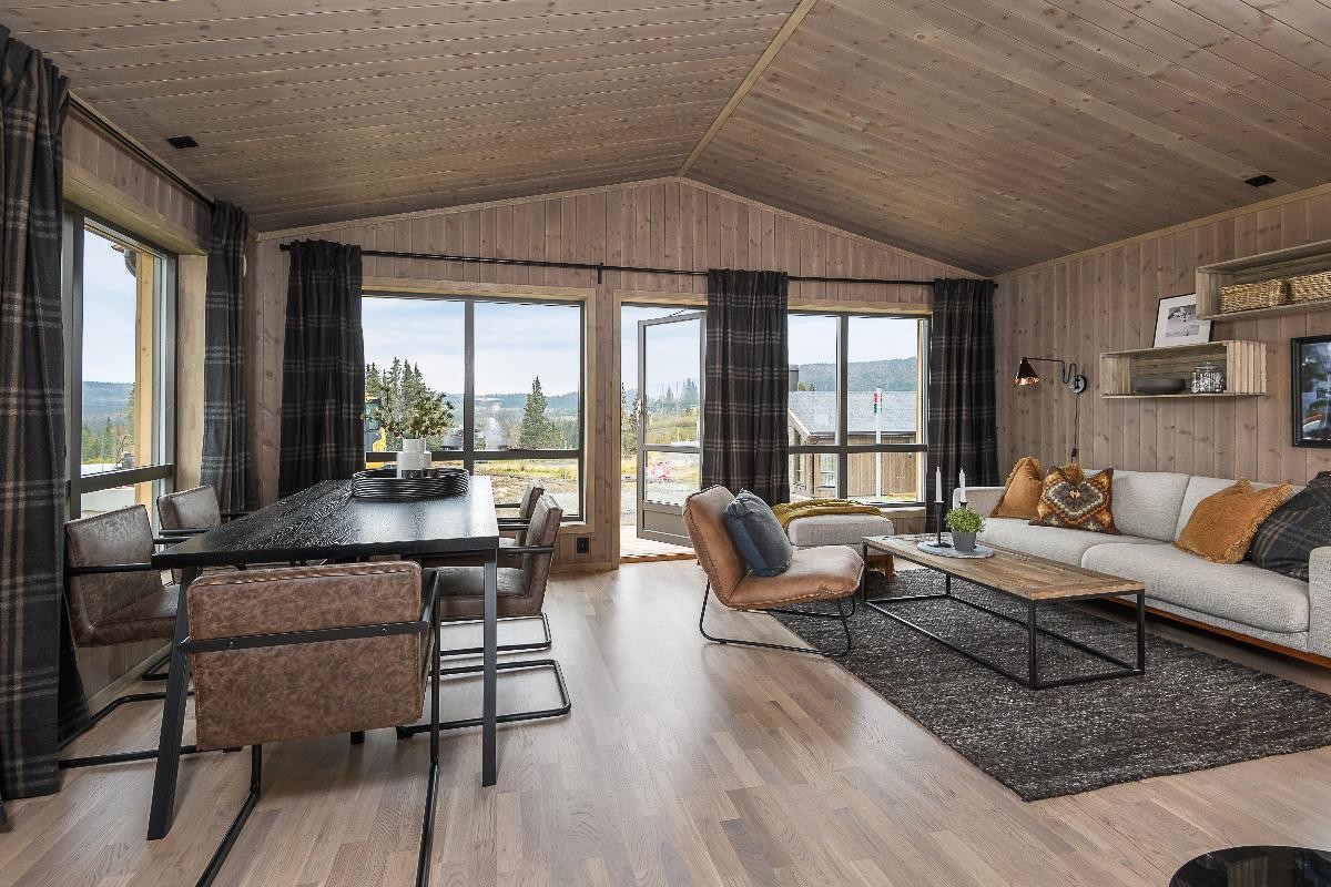 Interiørbilder fra en lik hytte. Farger og produkter kan avvike fra leveransen. Galleribilde